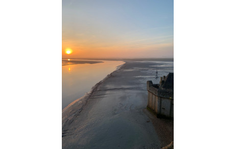 lever de soleil au Mont